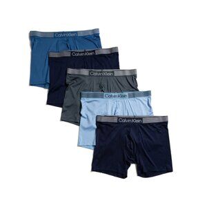 CALVIN KLEIN Black Multi 5pk Iron Flex Boxer Briefs